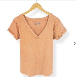 Vintage Women's Peach Short Sleeve Tee